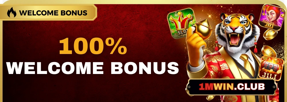 100% Welcome Bonus